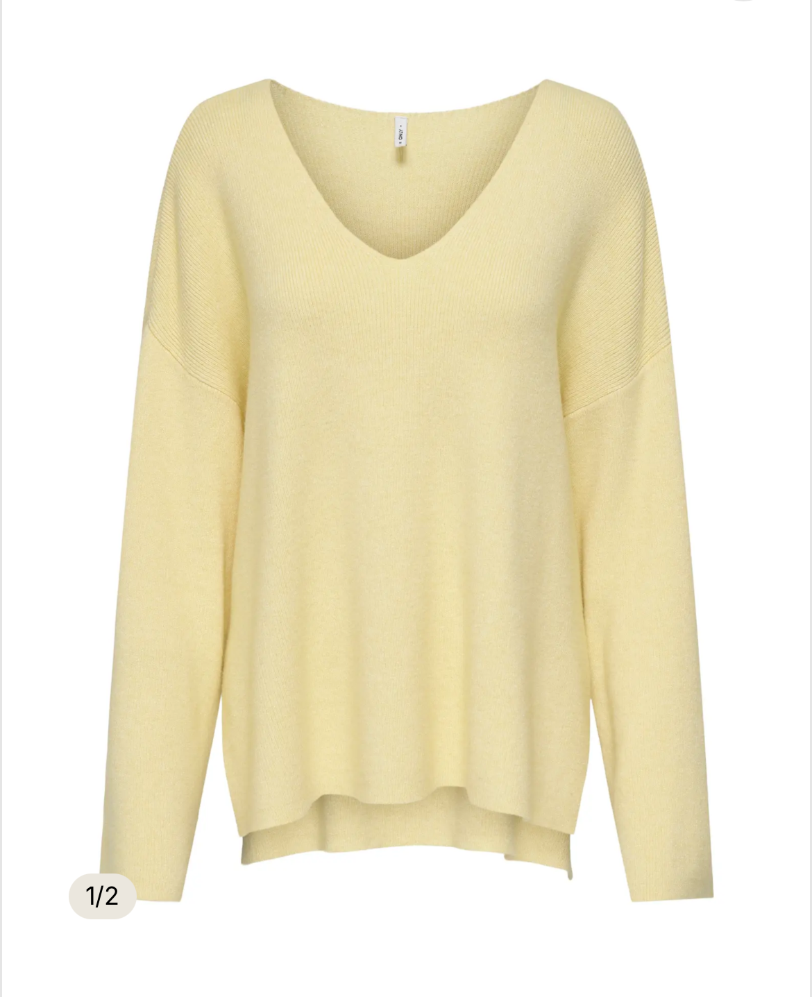 ONLY KATIA LS RIB V-NECK
