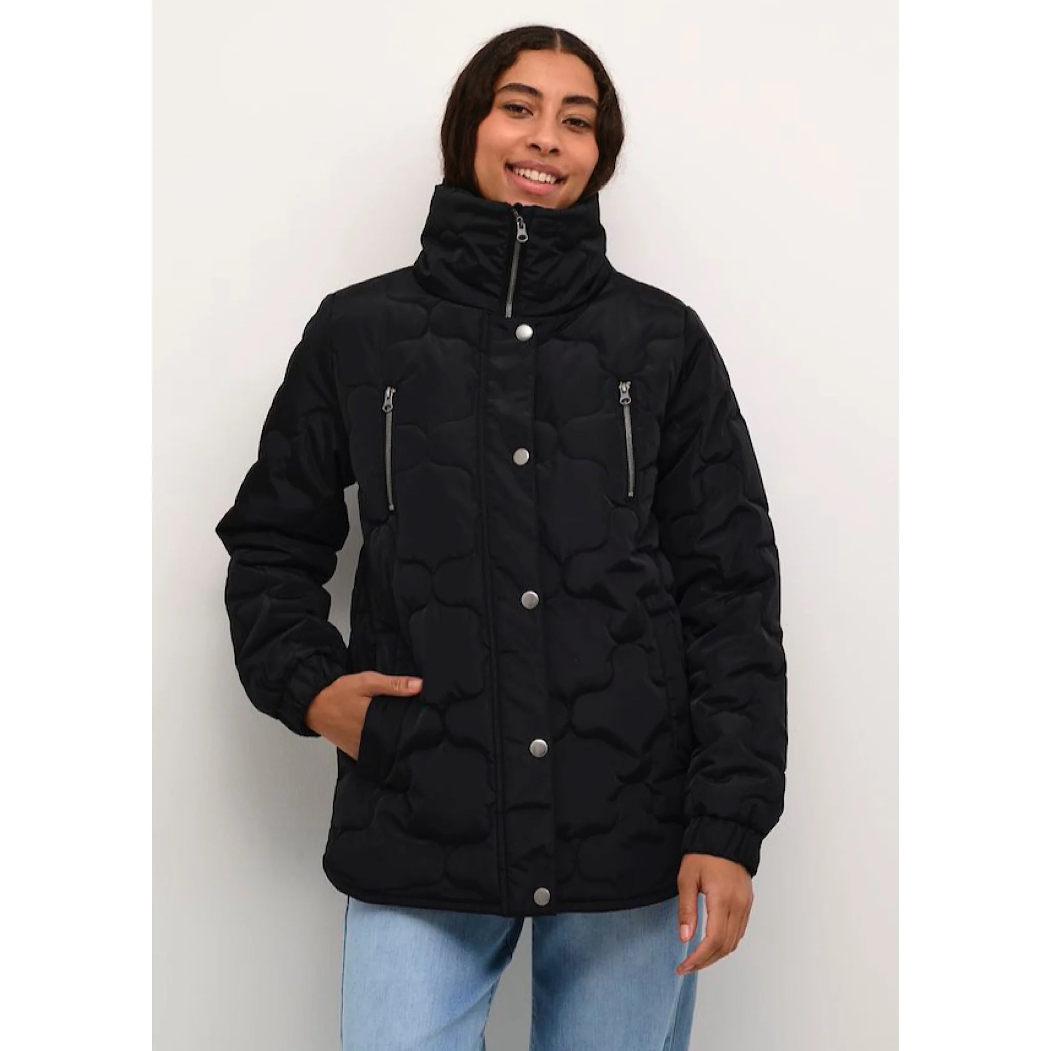 KAFFE LINDSAY SHORT QUILTED JACKET