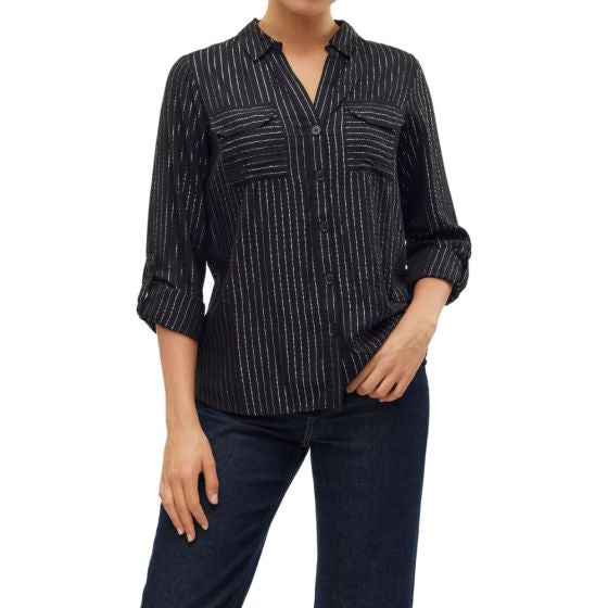 VERO MODA BUMPY LS GLITTER SHIRT