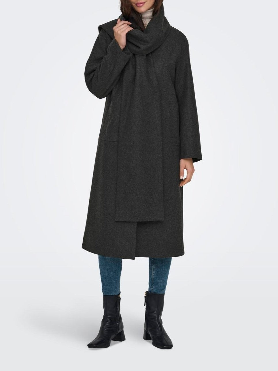 ONLY ELBA LIFE SCARF COAT