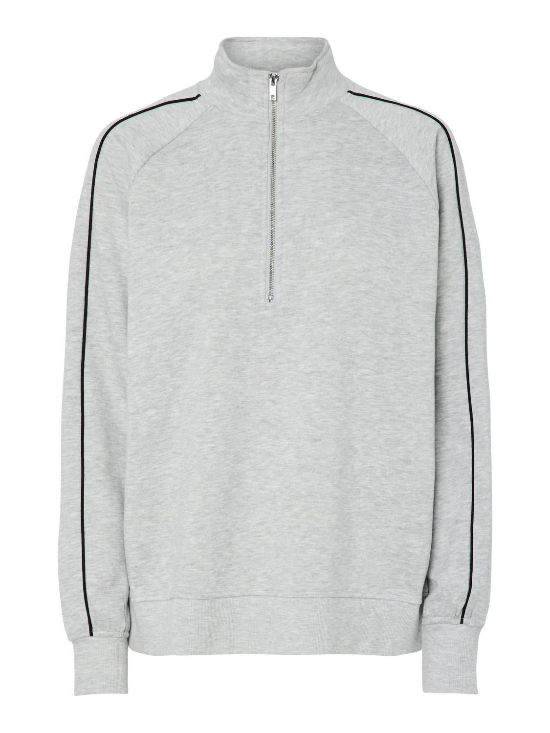 PIECES CHILLI LS HALFZIP SWEAT