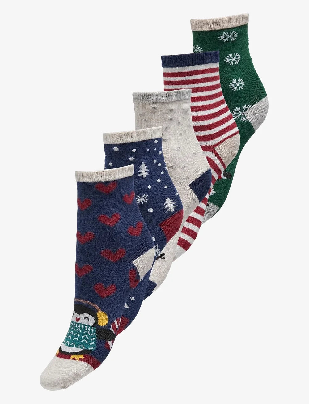 ONLY CHRISTMAS 5-PACK SOCK IN A BOX