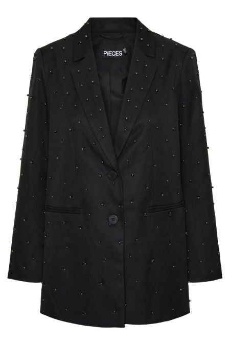 PIECES RU LS EMBELISH BLAZER