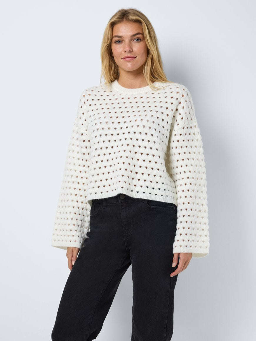 NOISY MAY BRANDY LS ONECK KNIT