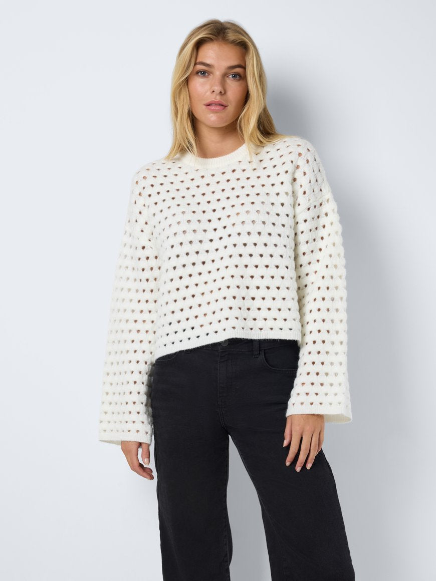 NOISY MAY BRANDY LS ONECK KNIT