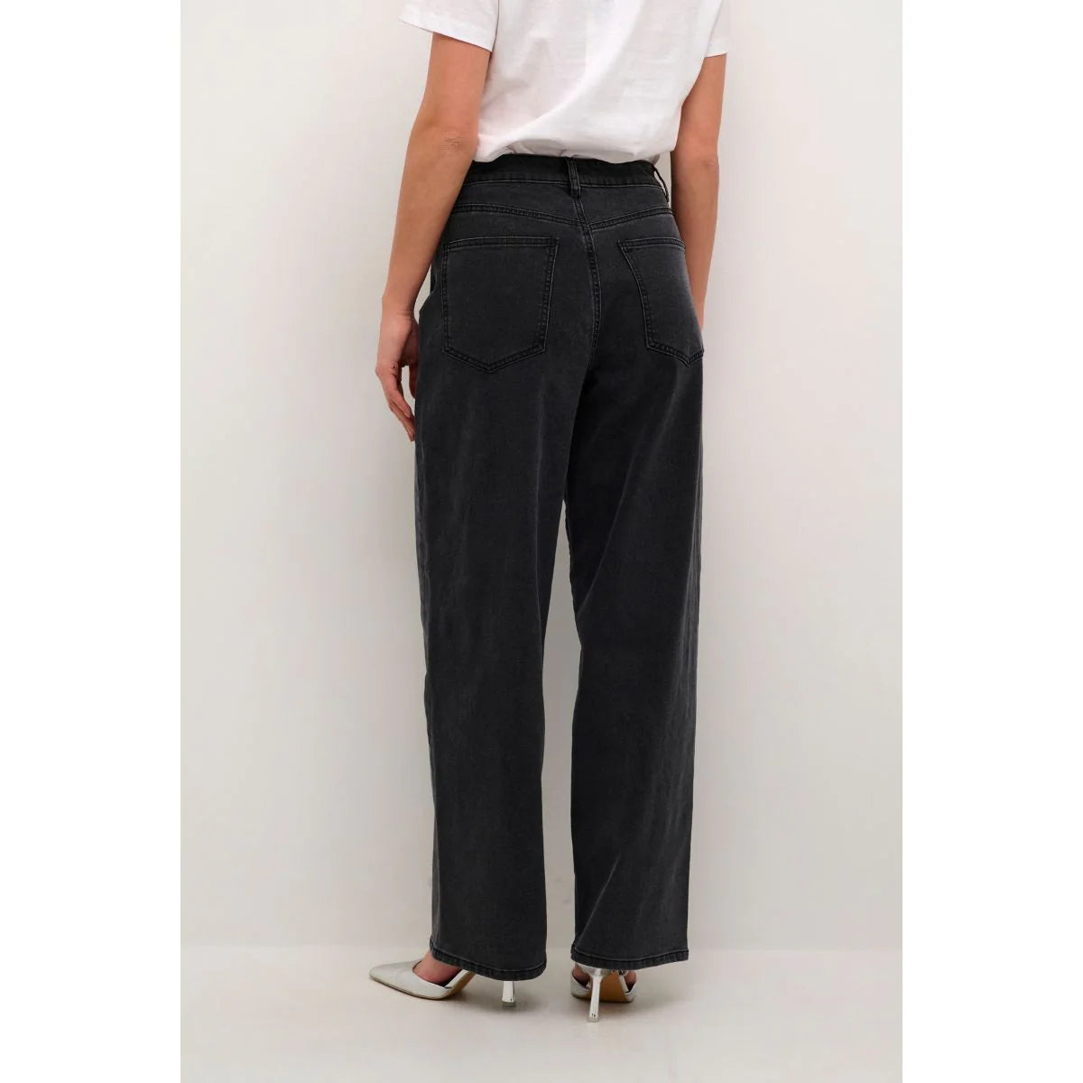 KAFFE LOUISA HW WIDE JEANS