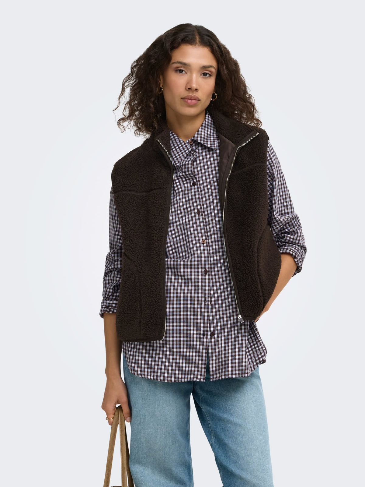 ONLY BABY TEDDY HIGH ZIP VEST