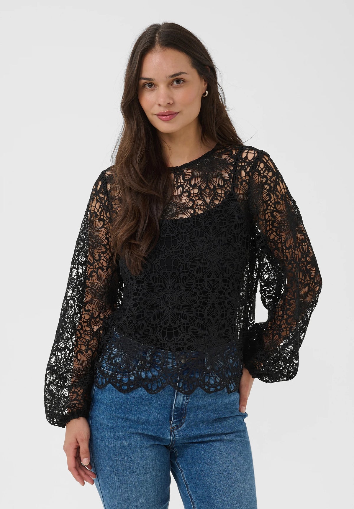 KAFFE GORI BLOUSE
