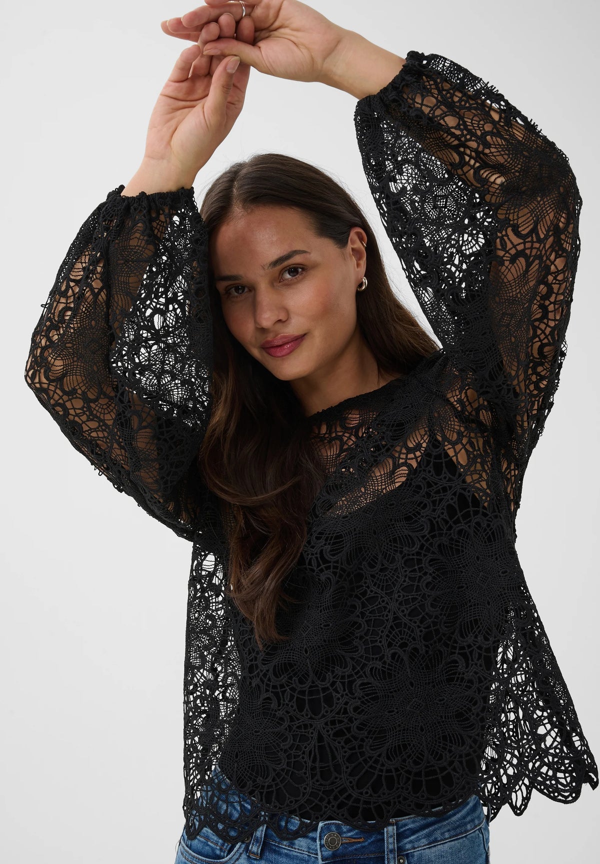 KAFFE GORI BLOUSE