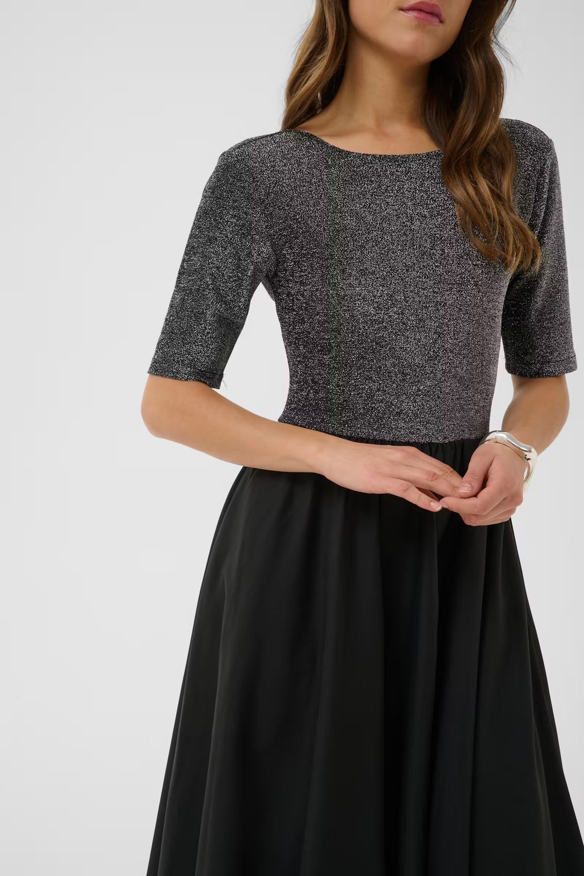 KAFFE KIRSTEN GLITTER DRESS