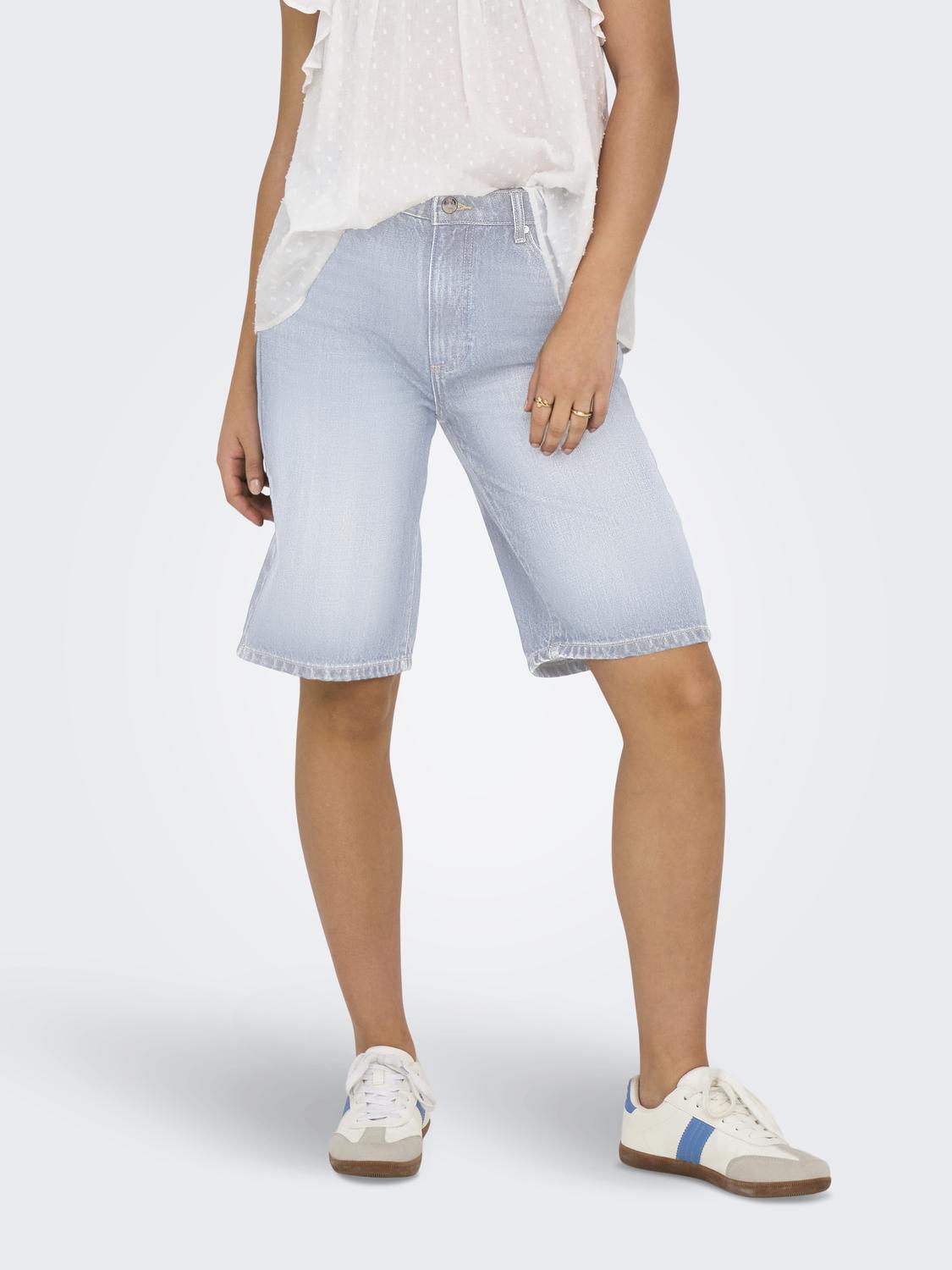 ONLY SONNY HW WIDE DNM SHORTS