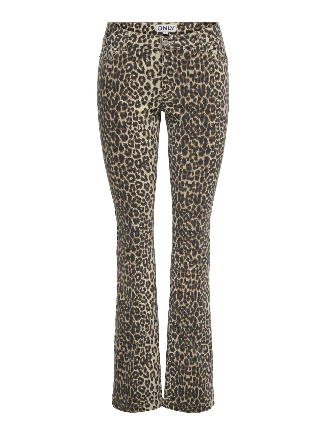 ONLY MARY-HILLA MW FLARED AOP PANT