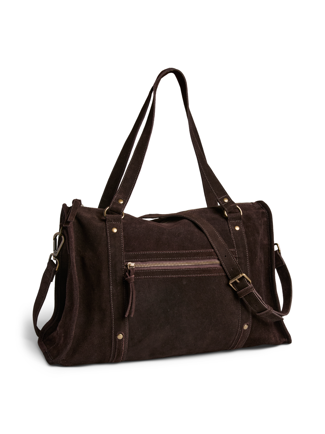 PIECES LULA SUEDE SHOPPER