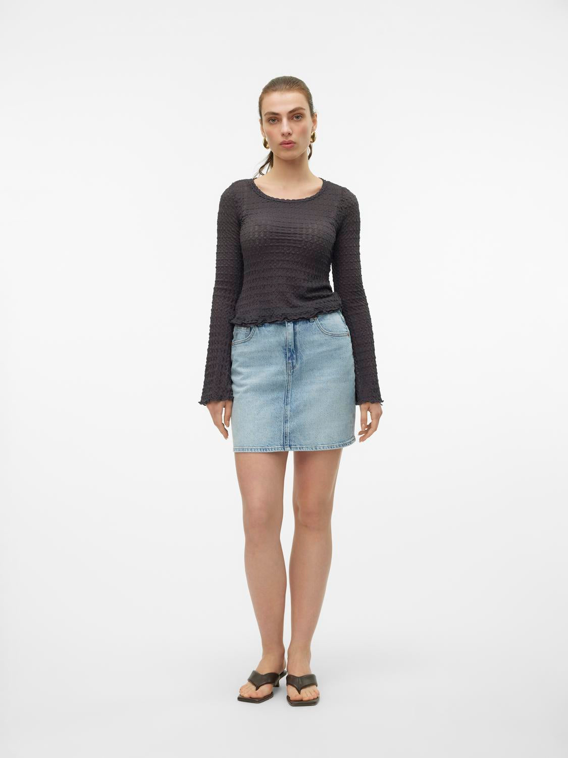 VERO MODA TESSA HR SHORT DNM SKIRT