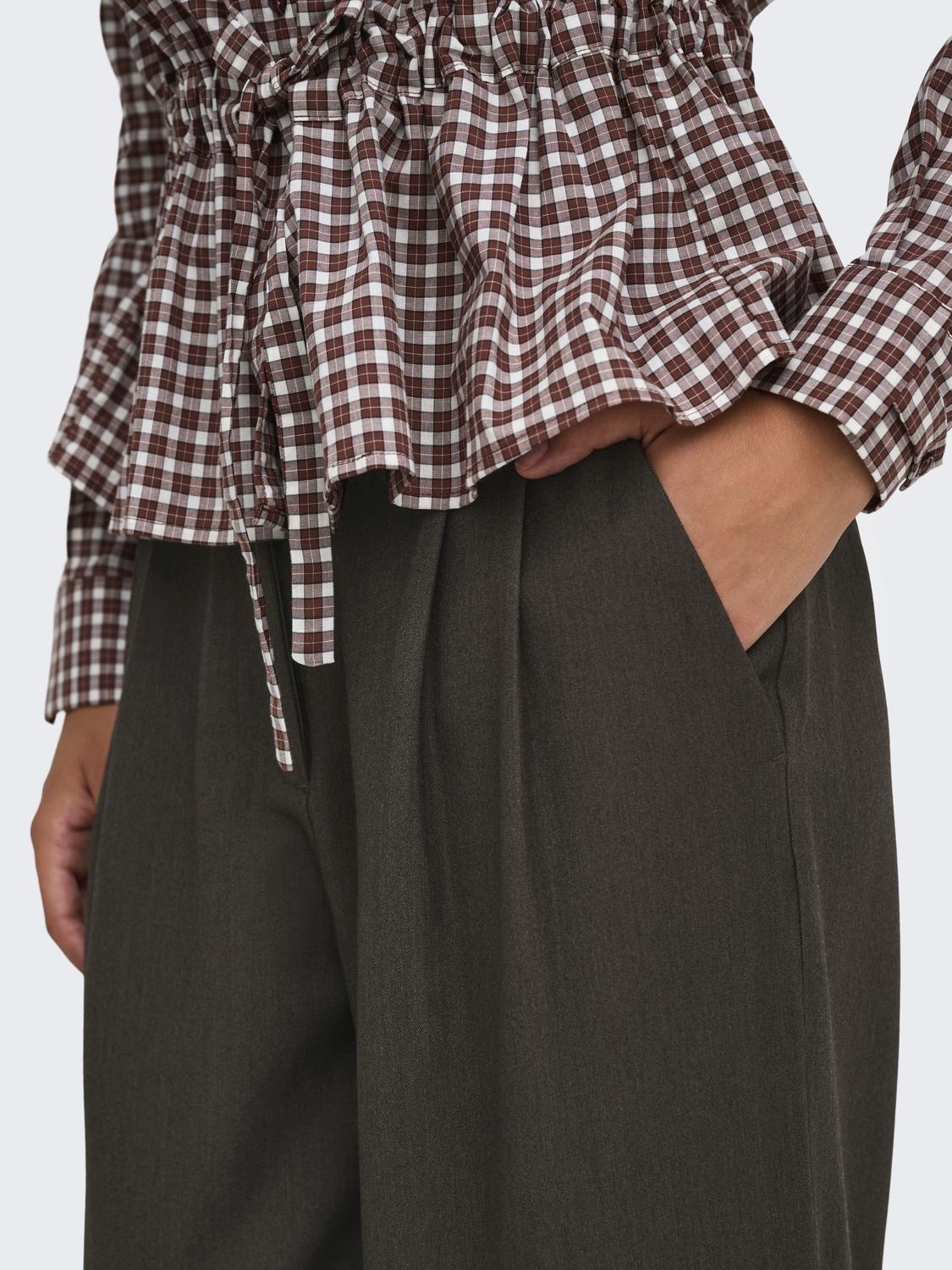 ONLY HATTIE HW PLEAT STR PANT