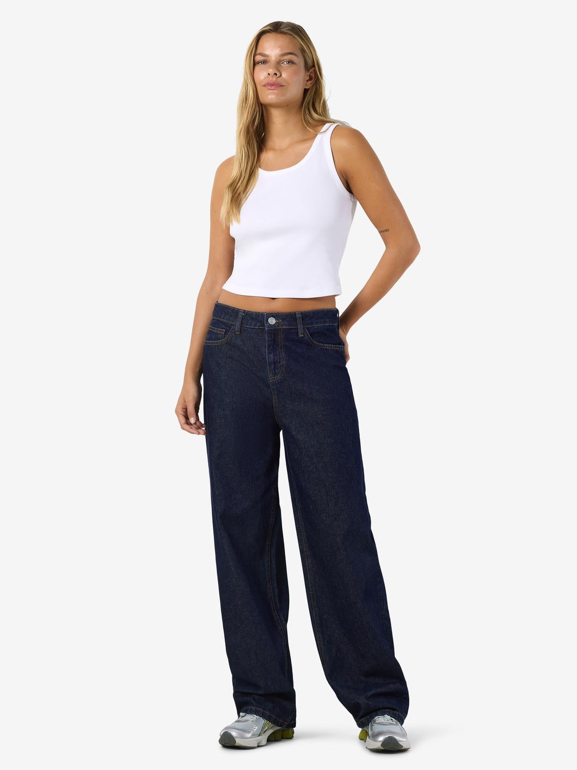 NOISY MAY ALEXA MW LOOSE JEANS AZ386DB NOOS