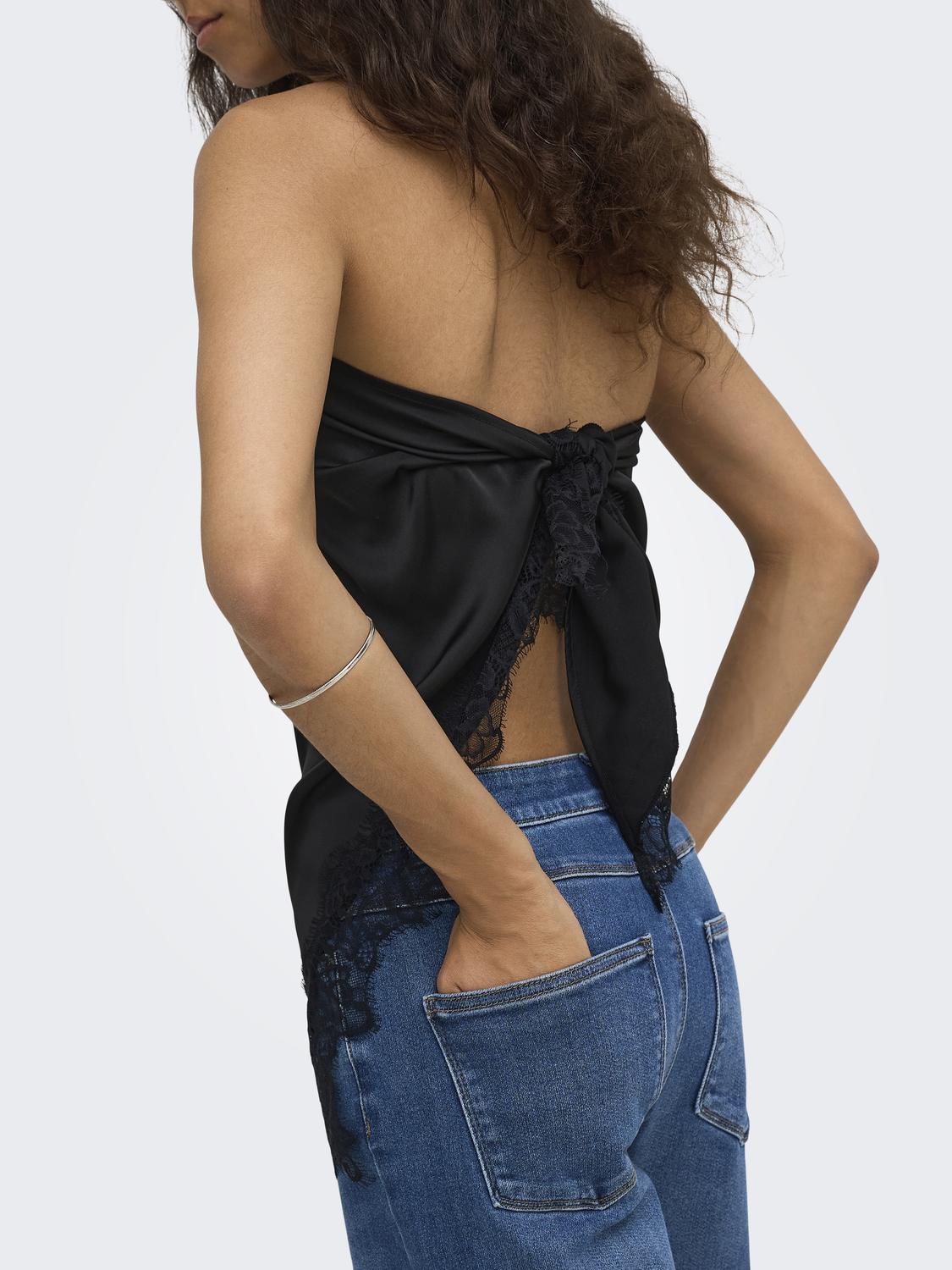 ONLY MENUS LACE SCARF WVN