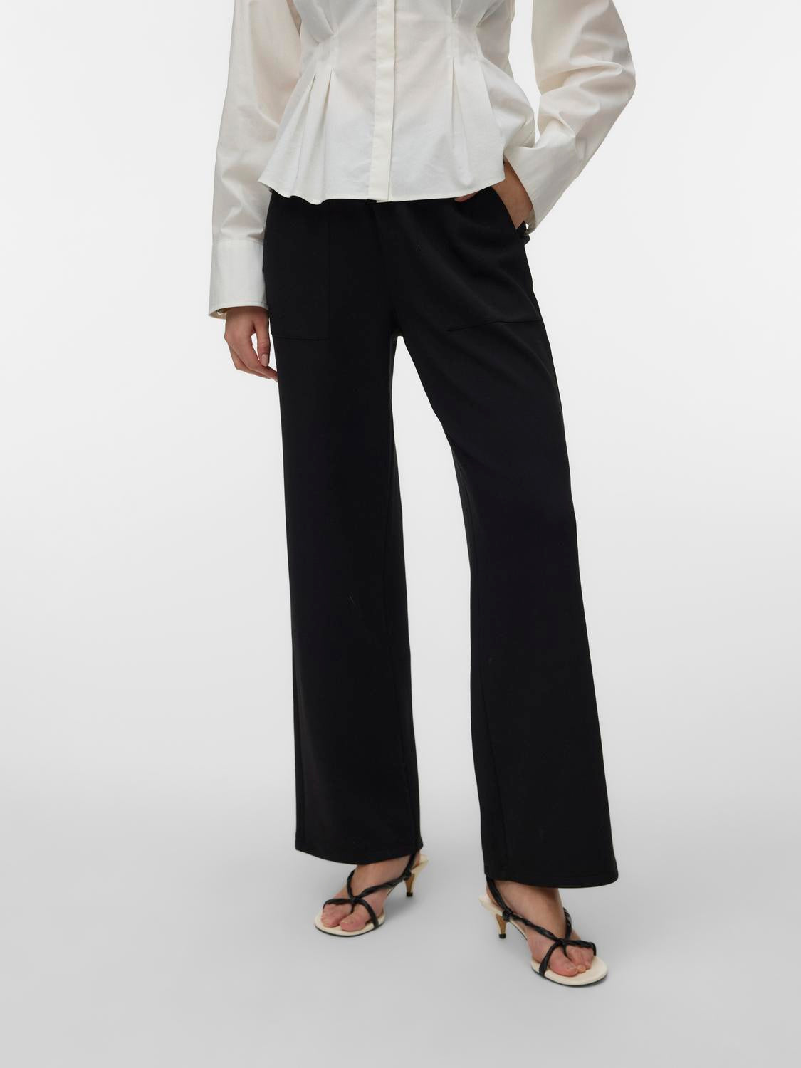 VERO MODA BELLIS MW STRAIGHT PANT BOO