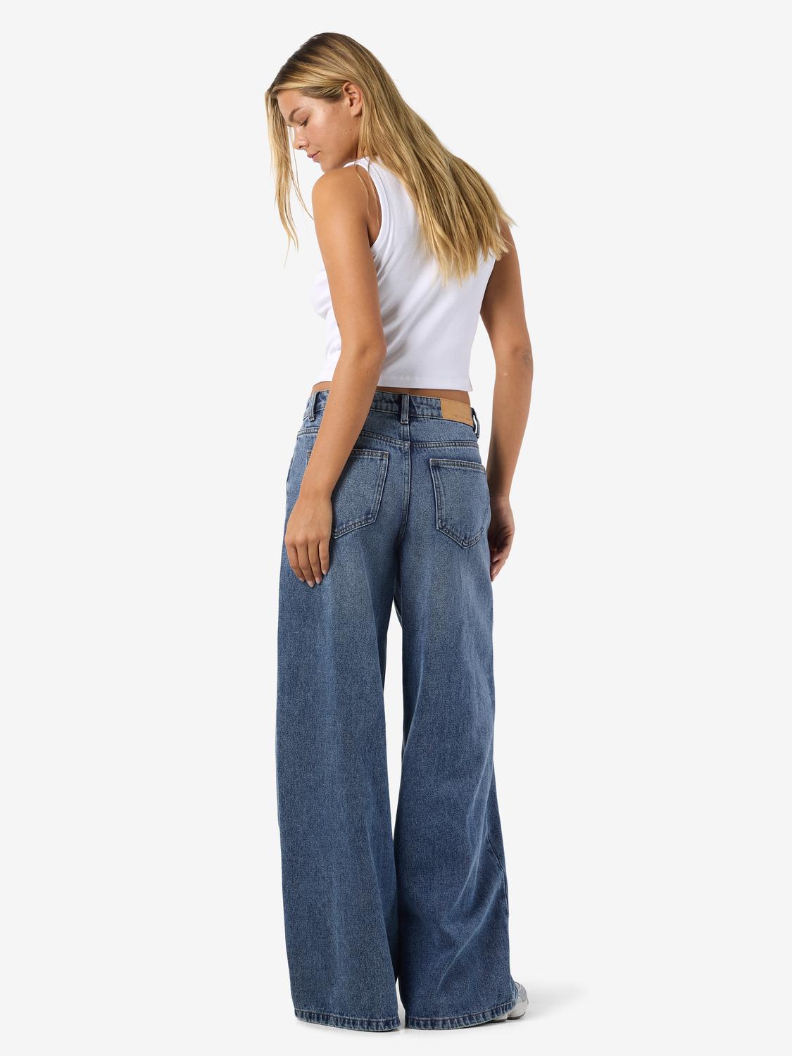 NOISY MAY KETTIE MW WIDE JEANS
