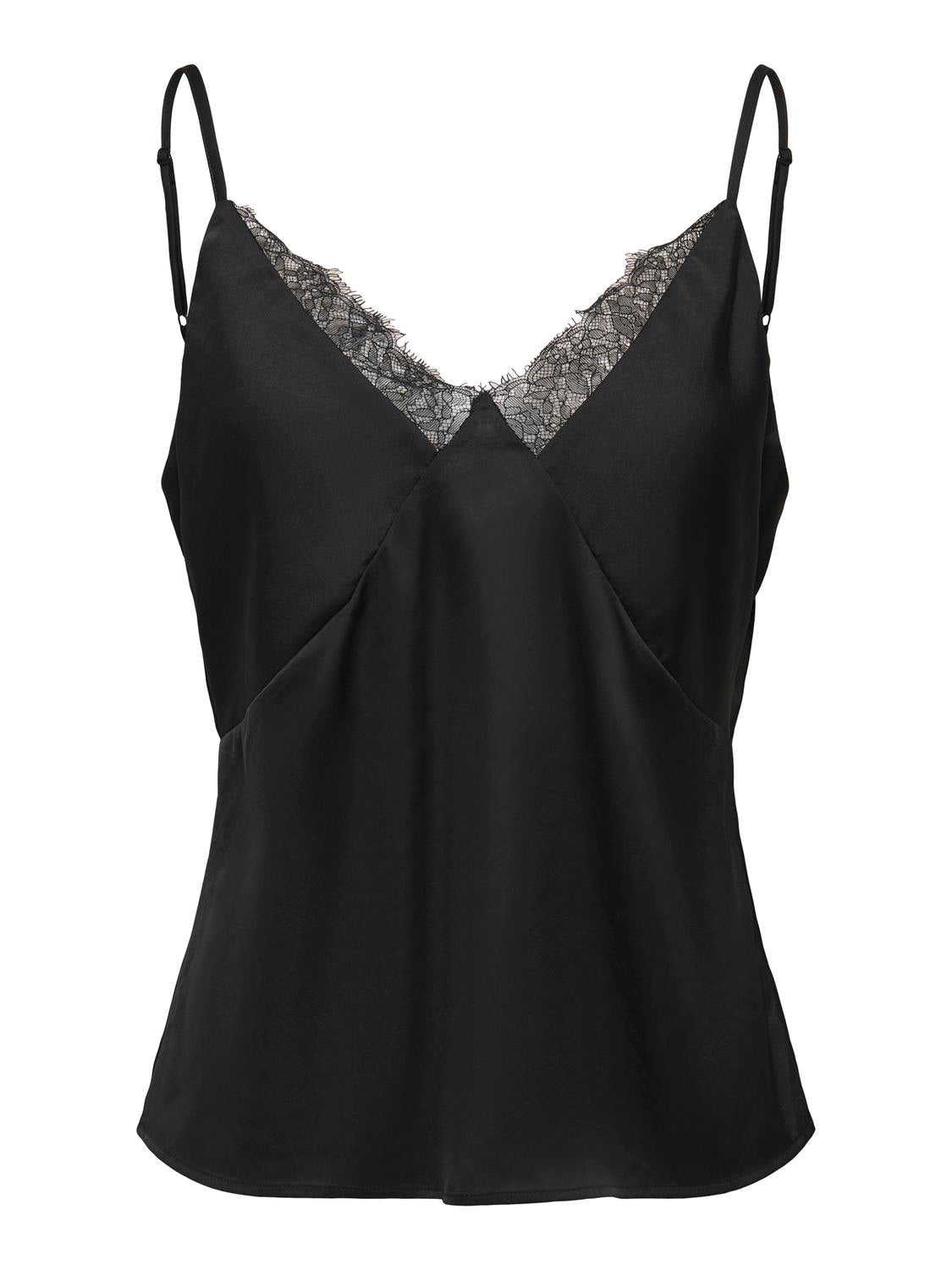 ONLY FARAYA STRAP LACE SATIN TOP