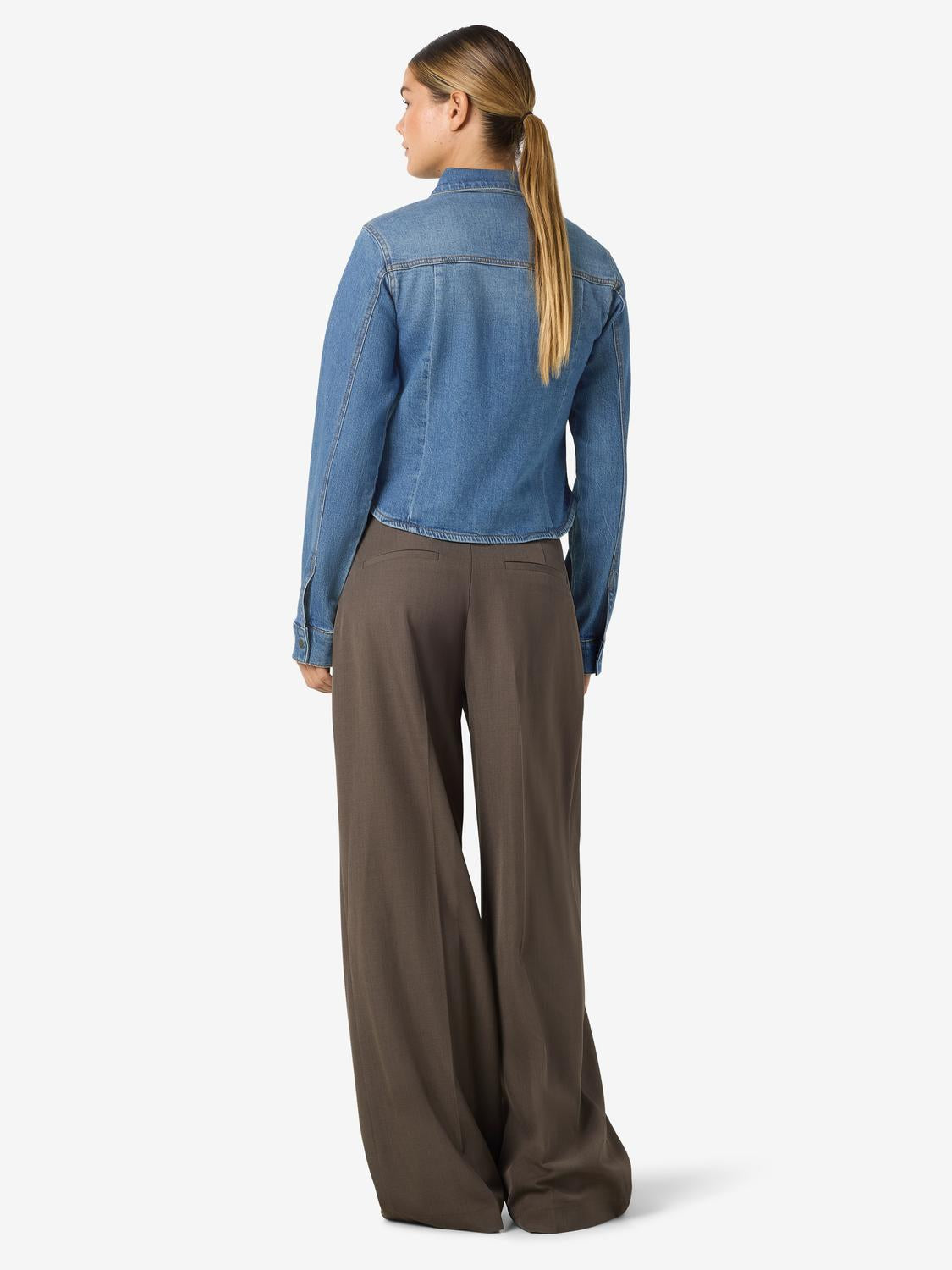 NOISY MAY GINA BERRY LS FIT SHIRT