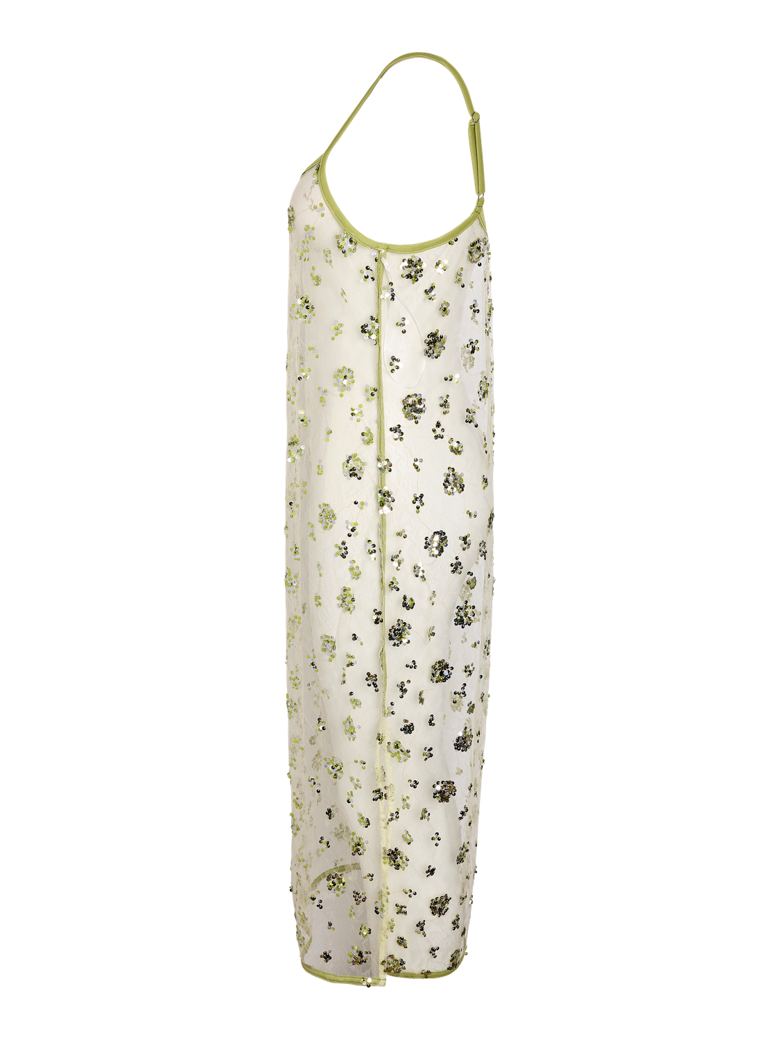 NOISY MAY ZIGGA S/L SEQUIN MESH DRESS
