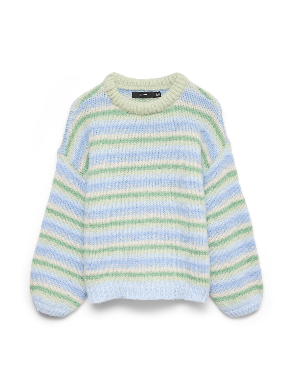 VERO MODA MAYBE STRIPE LS O-NECK PULLOVER