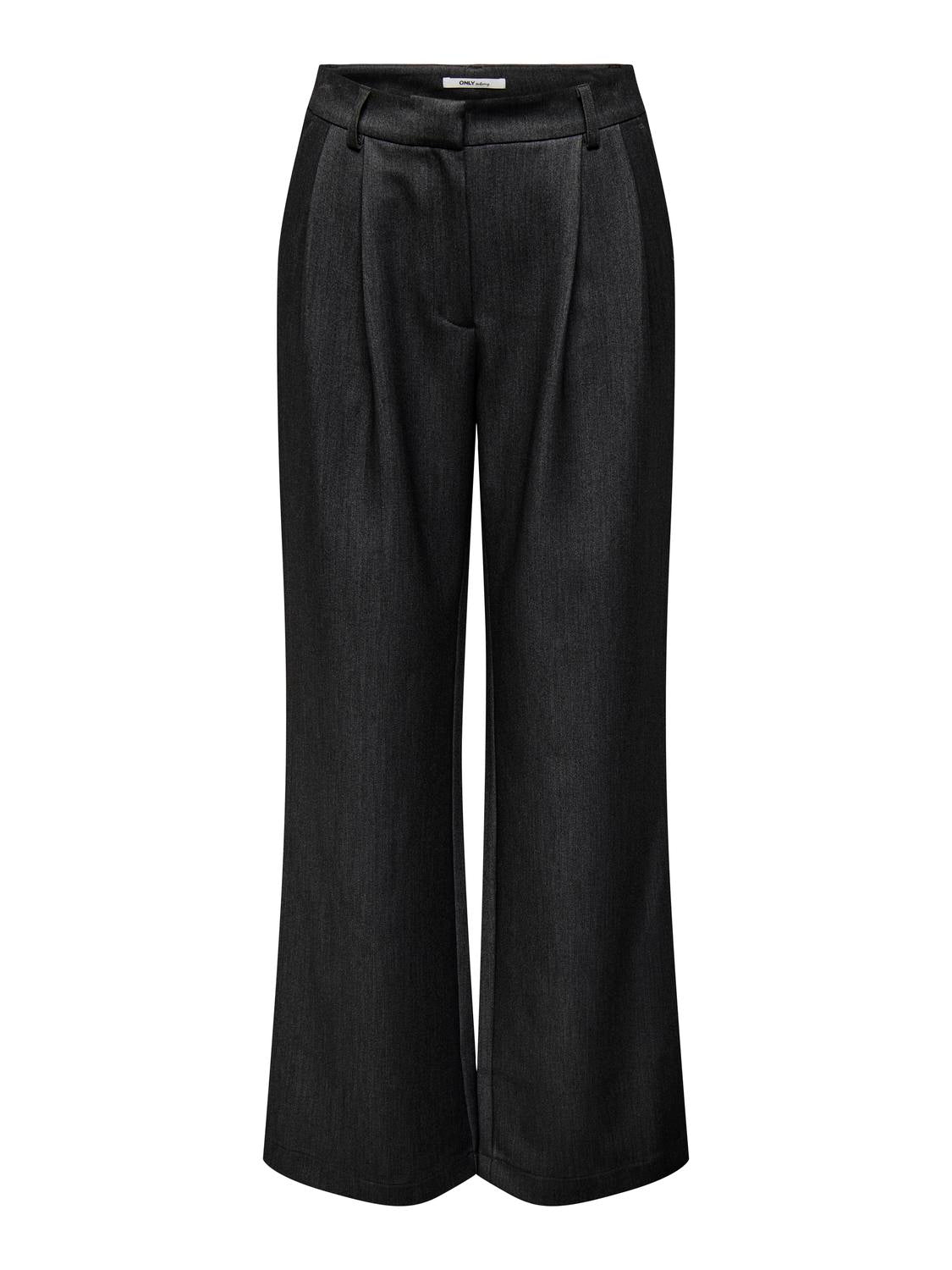 ONLY HATTIE HW PLEAT STR PANT