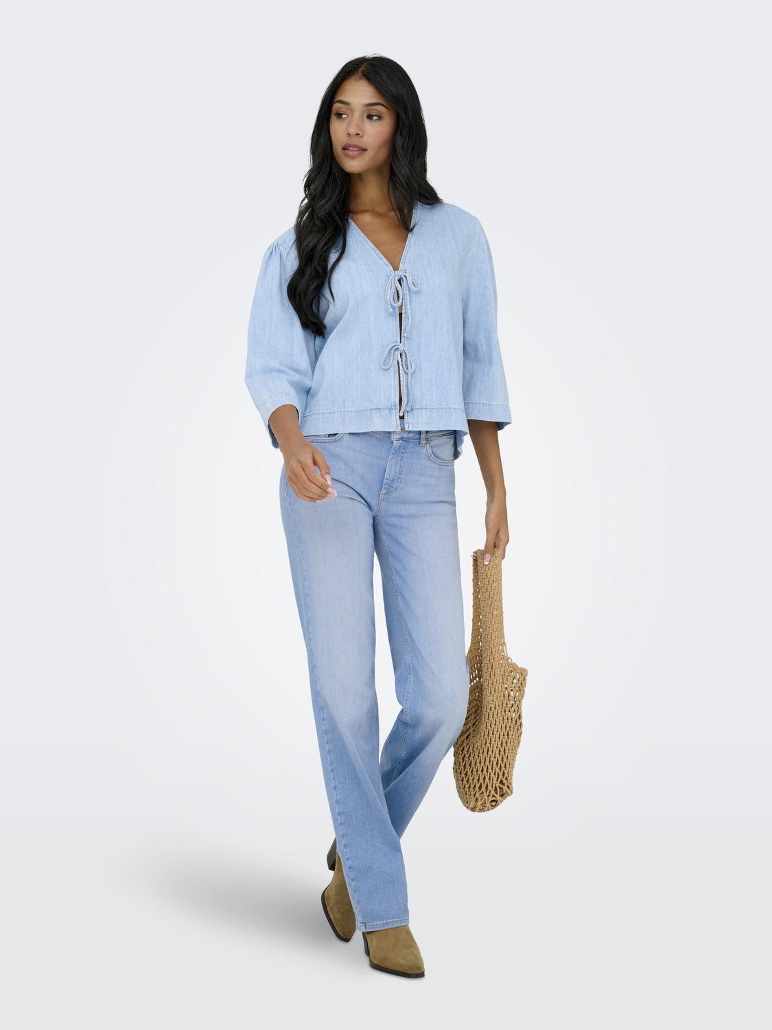 ONLY BLUSH MID STRAIGHT DNM