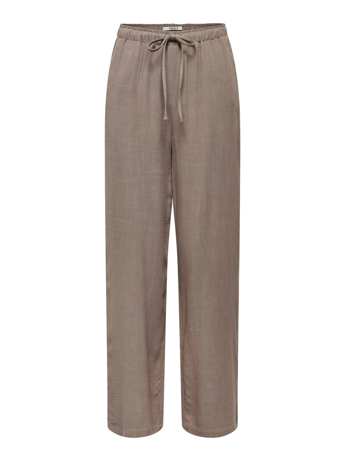 ONLY SIESTA MW PULL-UP LINEN BL PNT