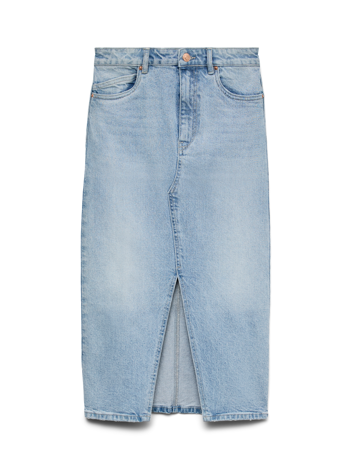 VERO MODA VERI HR CALF DENIM SKIRT