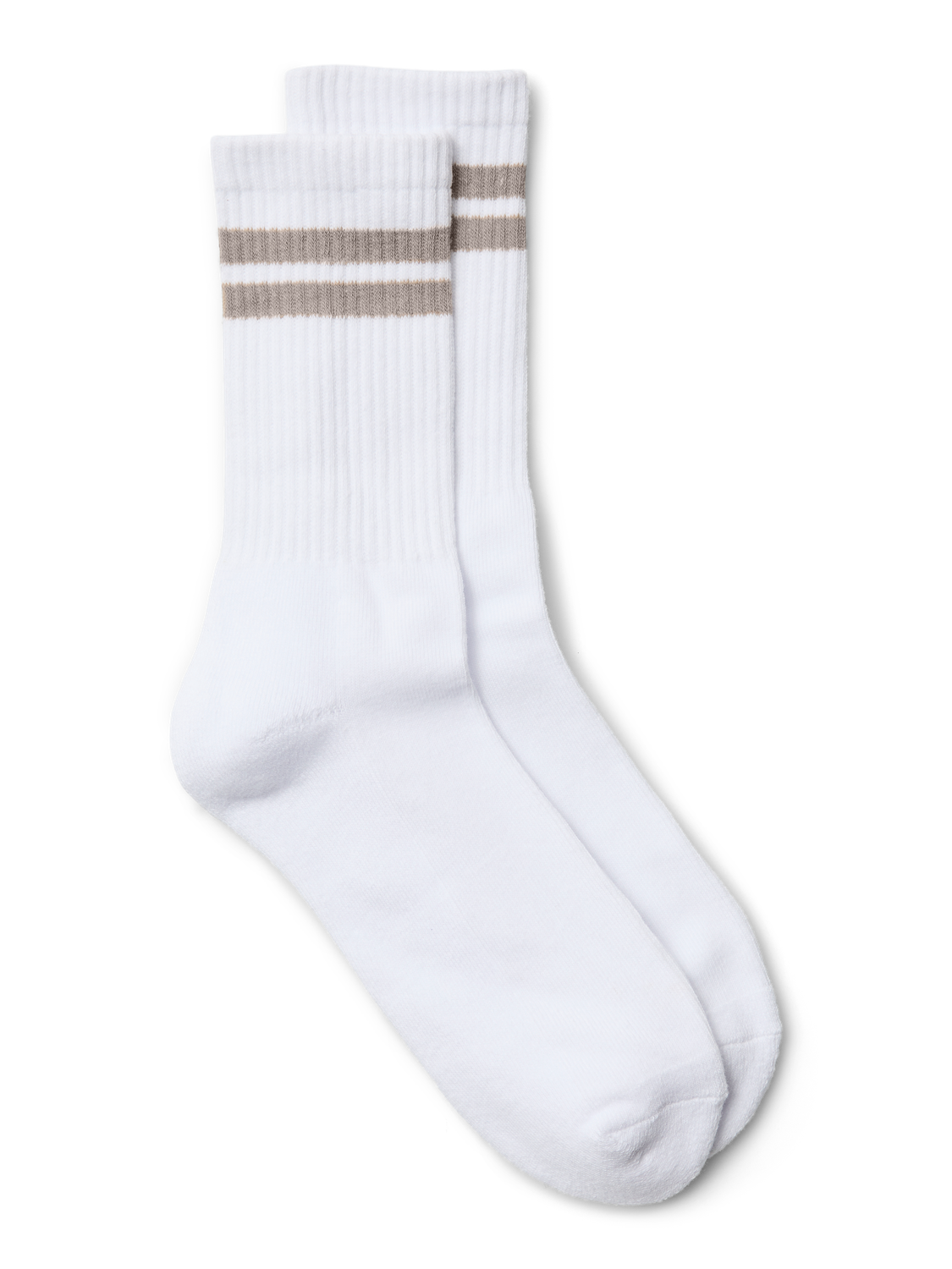 VERO MODA ACCESSORIES MEL STRIPE SPORTY SOCKS - MOON ROCK