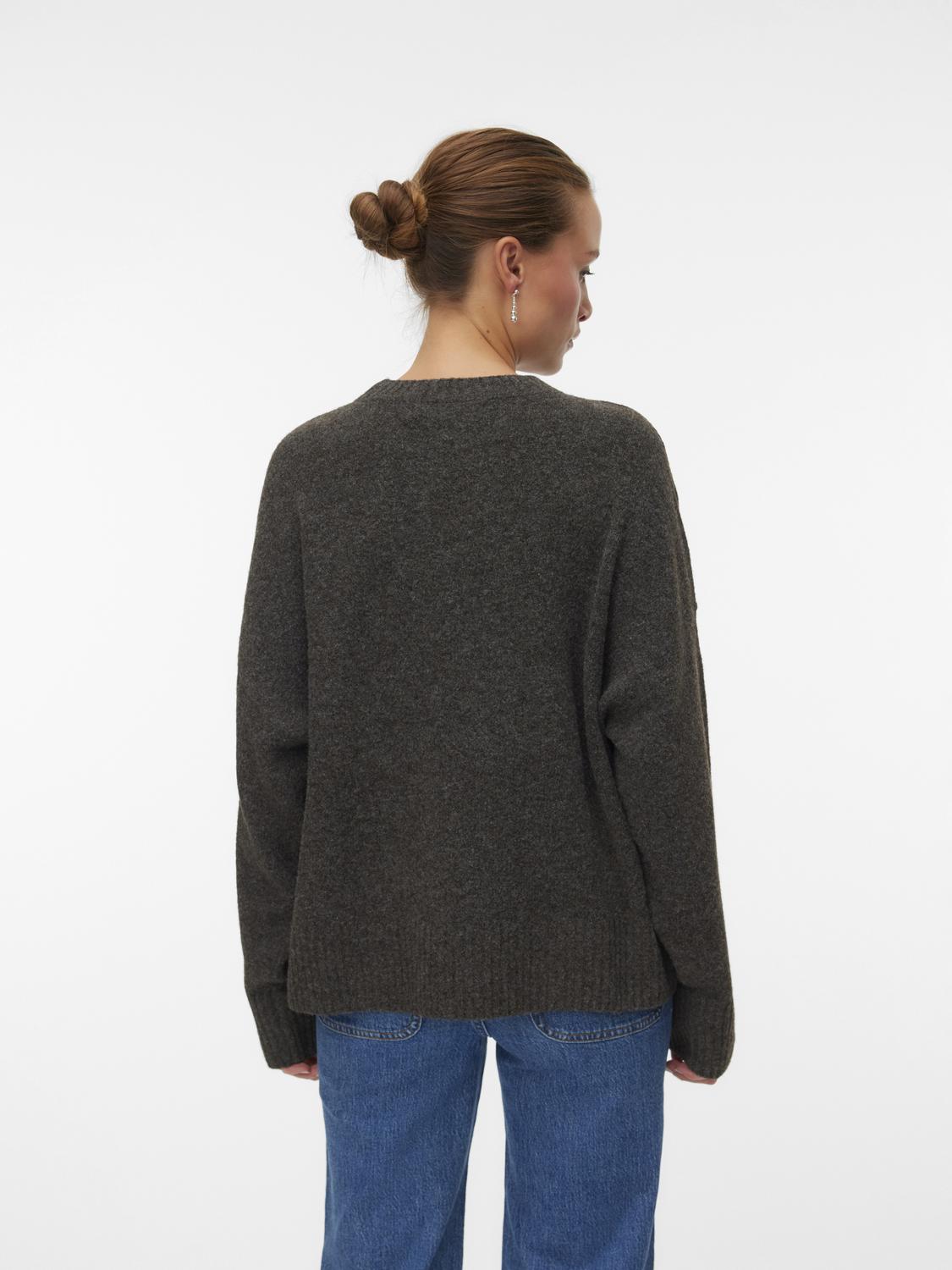 VERO MODA BOOM LS O-NECK PULLOVER GA NOOS