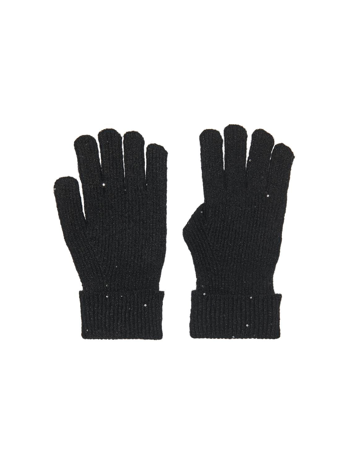 ONLY SOLA GLITTER KNIT GLOVES