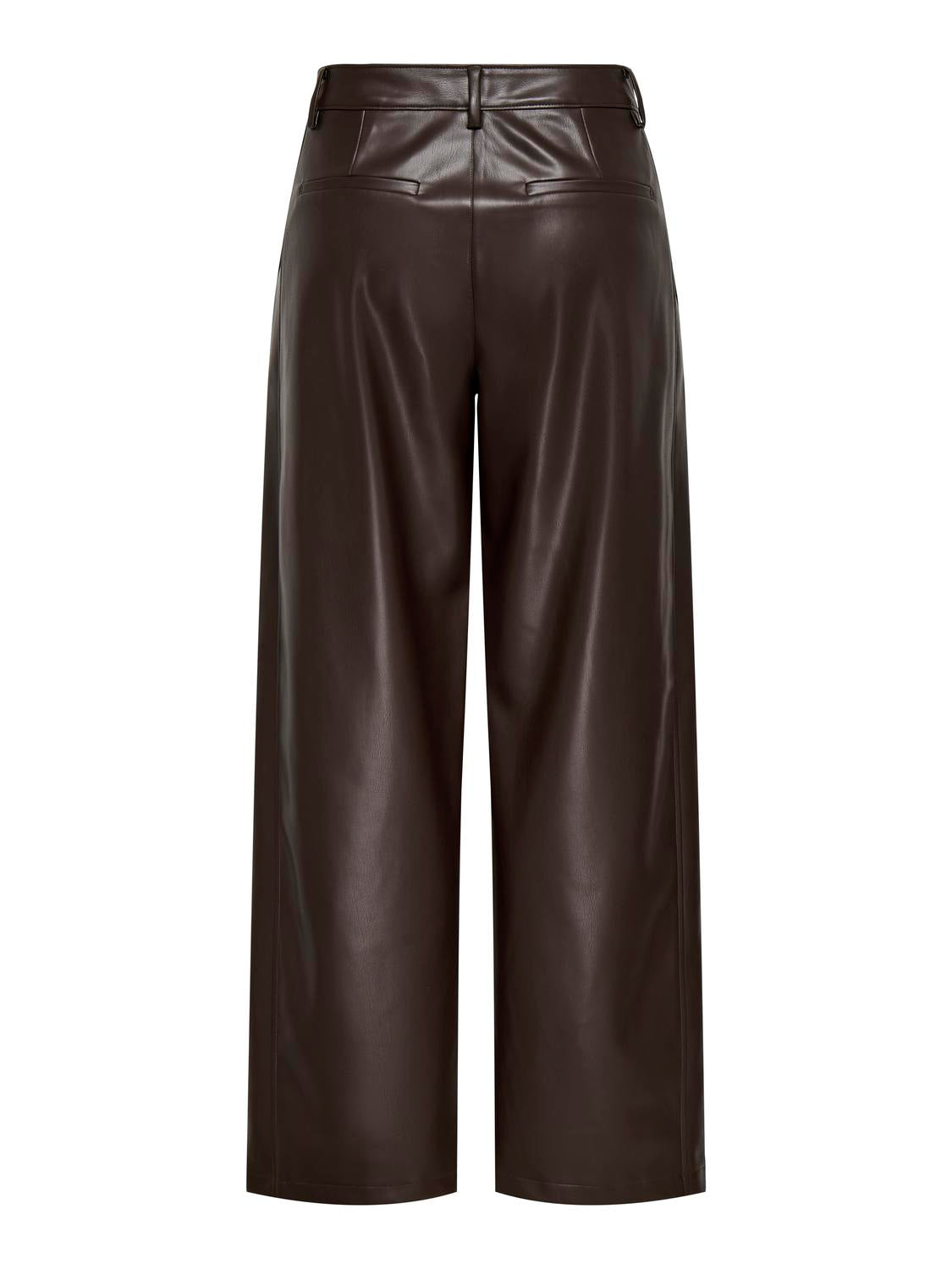 ONLY NELI MW FAUX LEA BARREL PANT