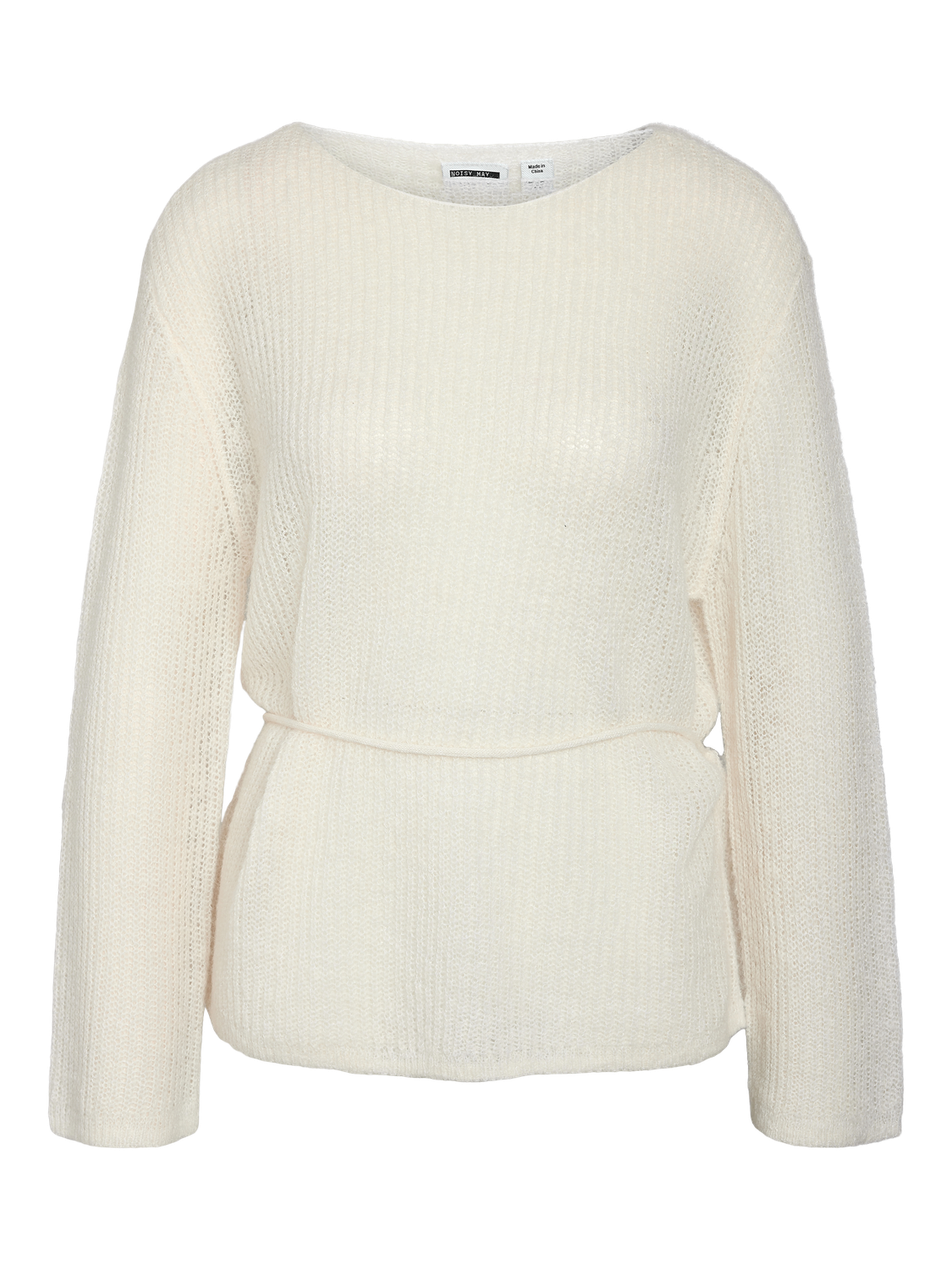 NOISY MAY ESME L/S O-NECK TIE KNIT