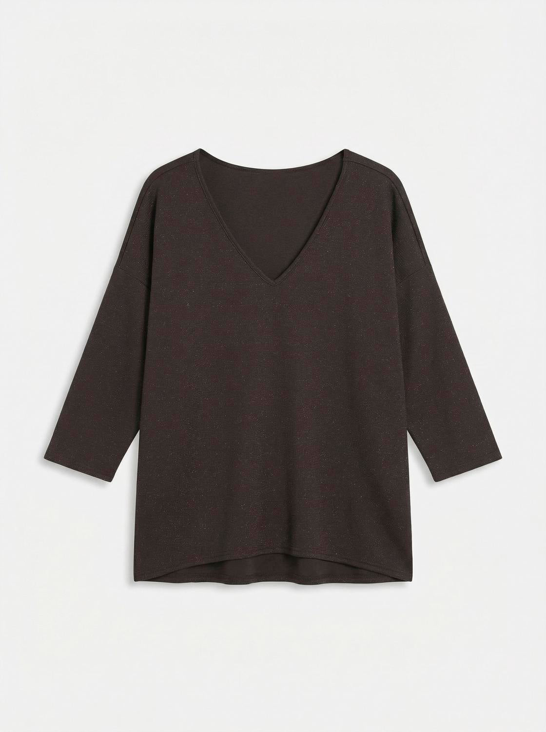 VERO MODA KANVA 3/4 V-NECK TOP LX JRS GA