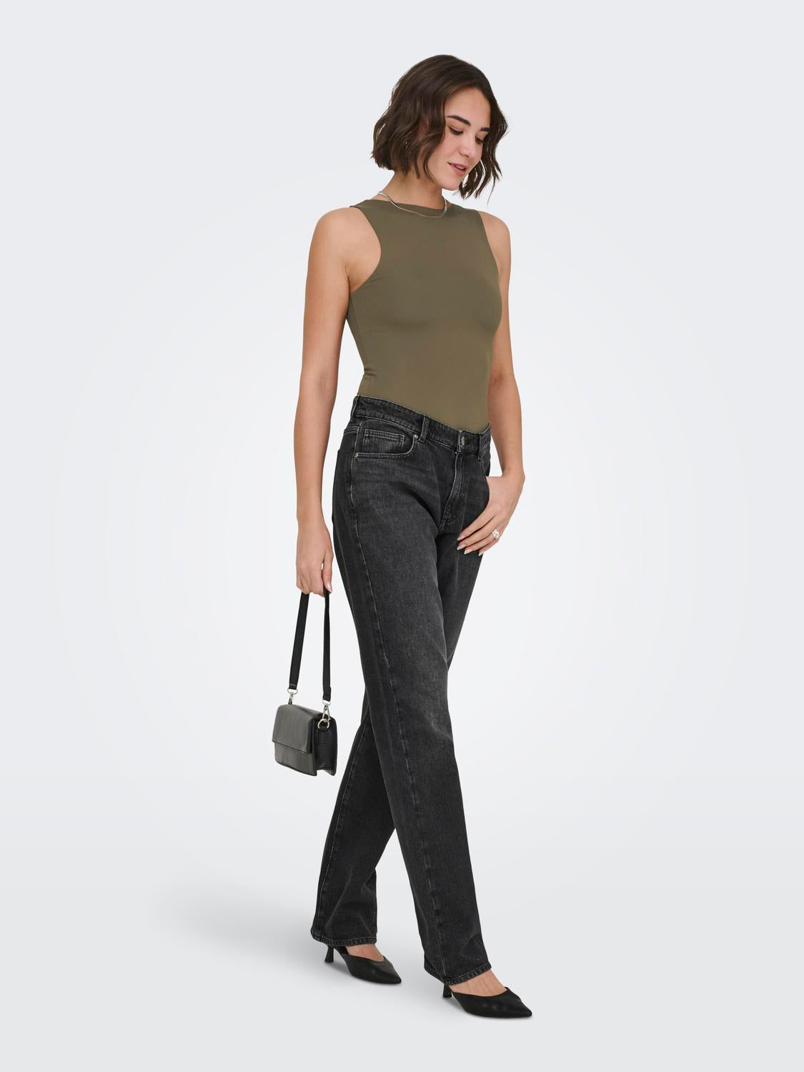 ONLY EA S/L 2-WAYS FIT TOP