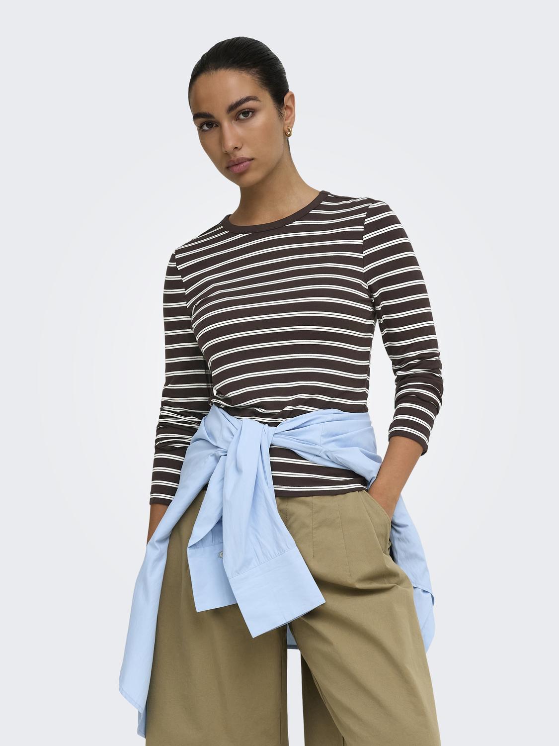 ONLY NINA L/S AOP TOP
