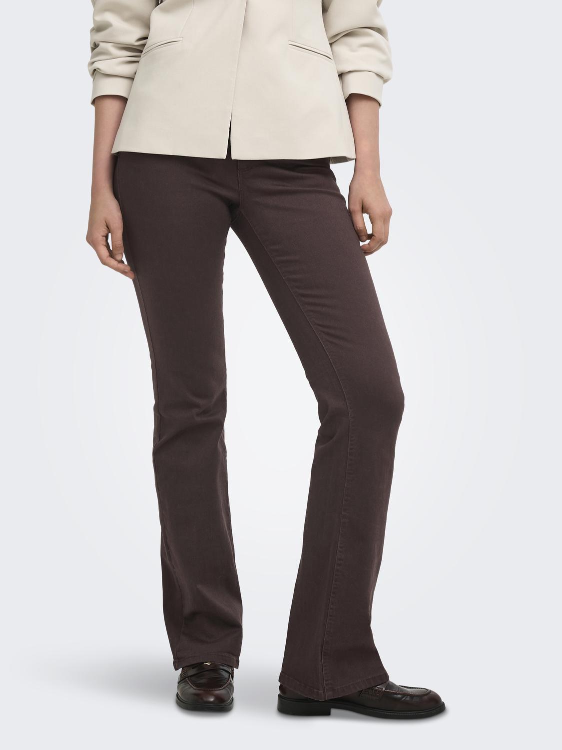 ONLY BLUSH MID FLARED COLOUR PANT PNT NOOS
