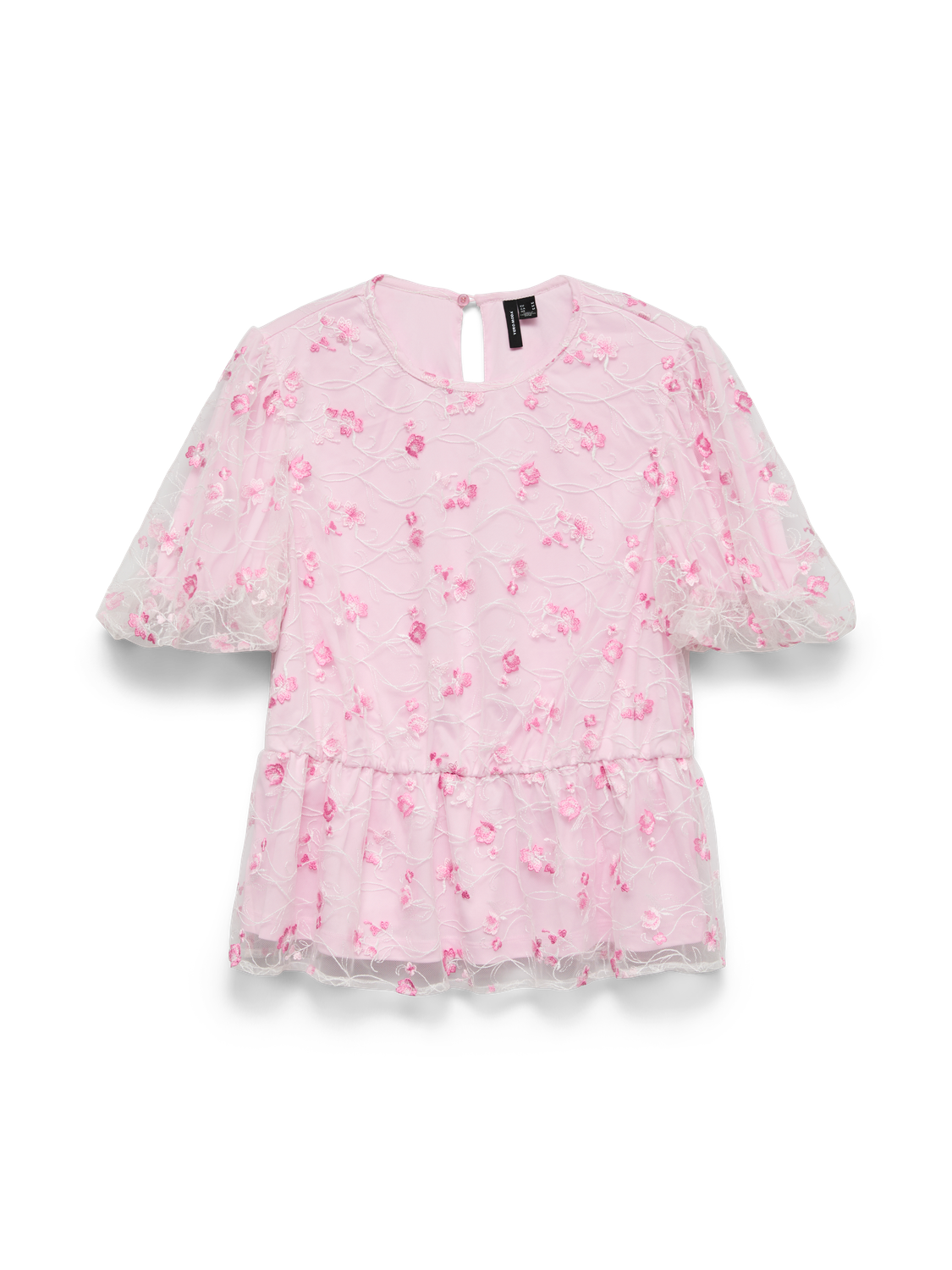 VERO MODA MILLA 2/4 PEPLUM TOP