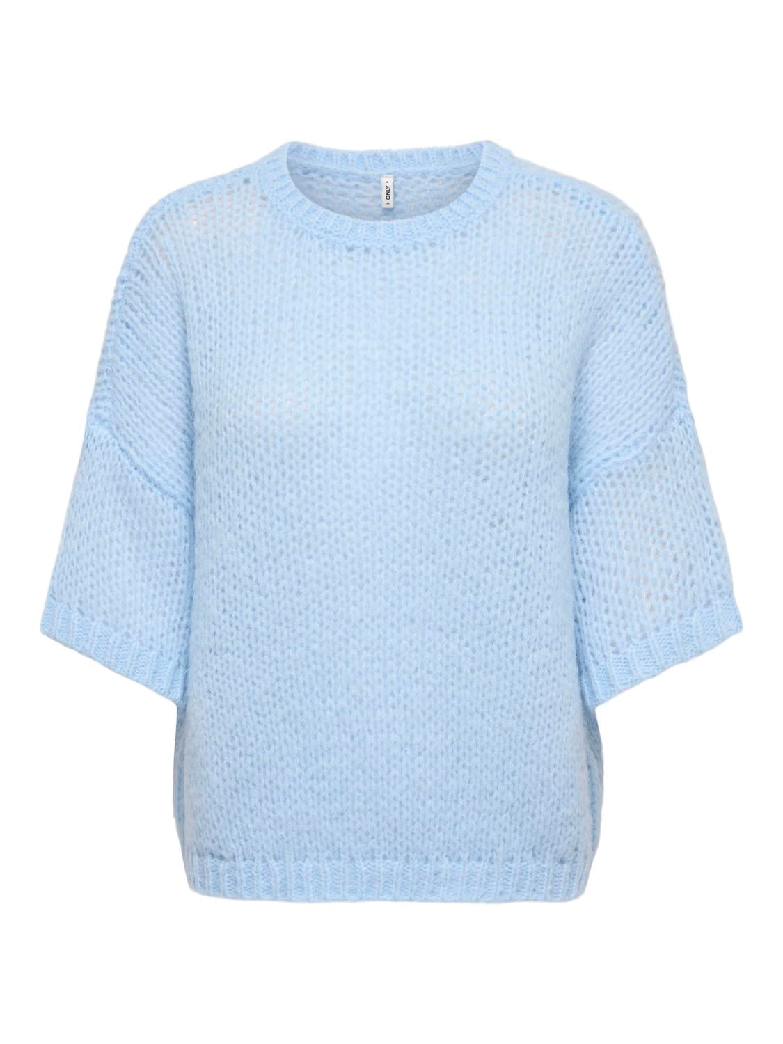 ONLY NORDIC SS LOOSE O-NECK  KNT