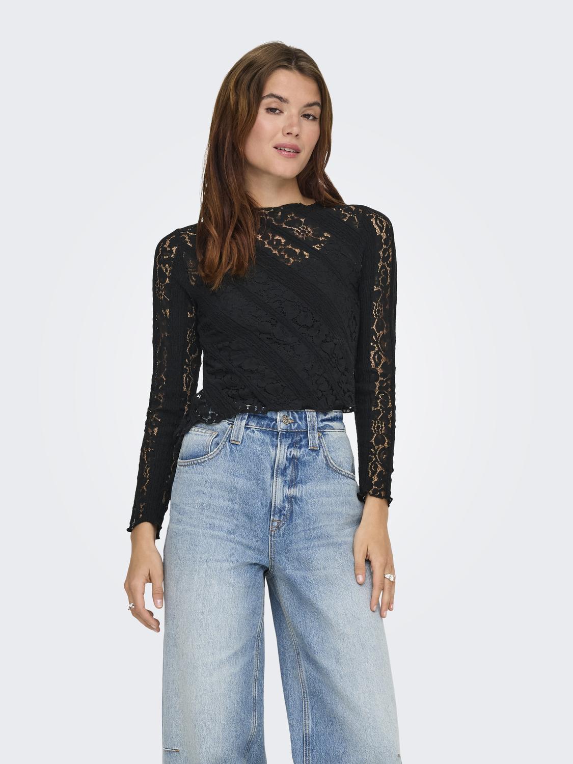 ONLY IRENE L/S MOCKNECK TOP