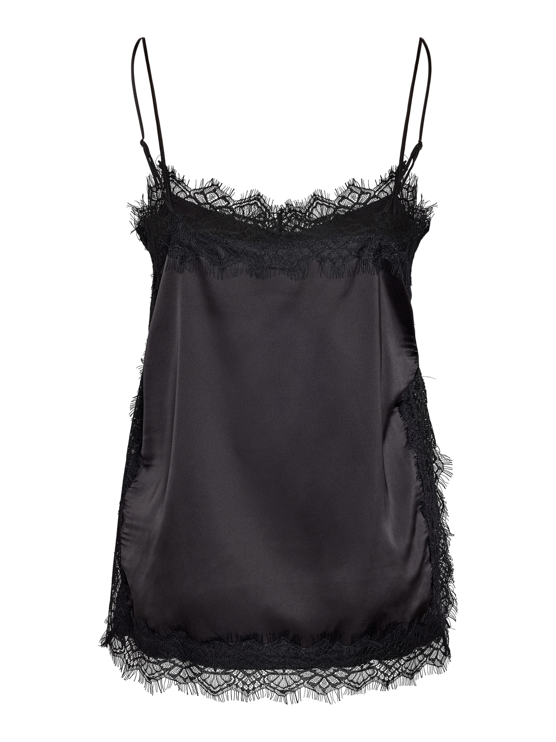 NOISY MAY LOUISE SL STRAP LACE TOP WVN