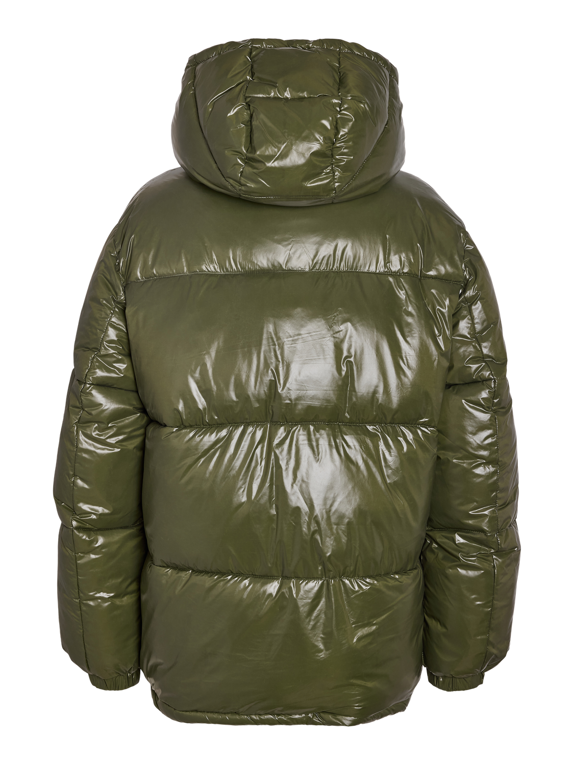 NOISY MAY ALLIE SHINY HOOD LONG JACKET