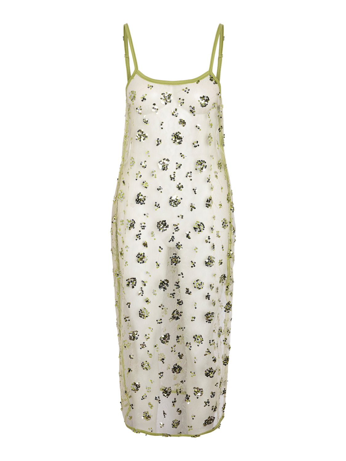 NOISY MAY ZIGGA S/L SEQUIN MESH DRESS