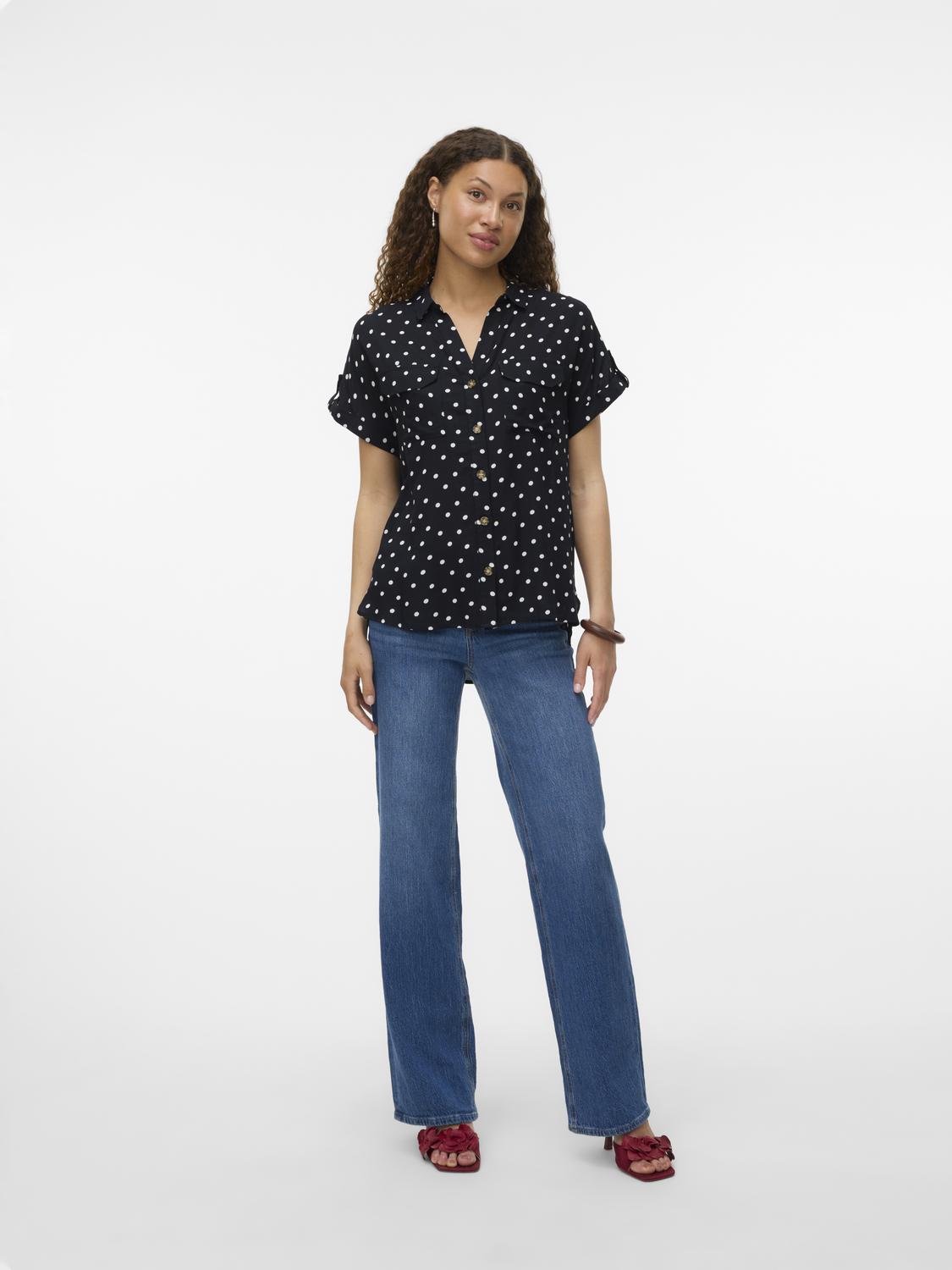 VERO MODA BUMPY SS SHIRT AOP