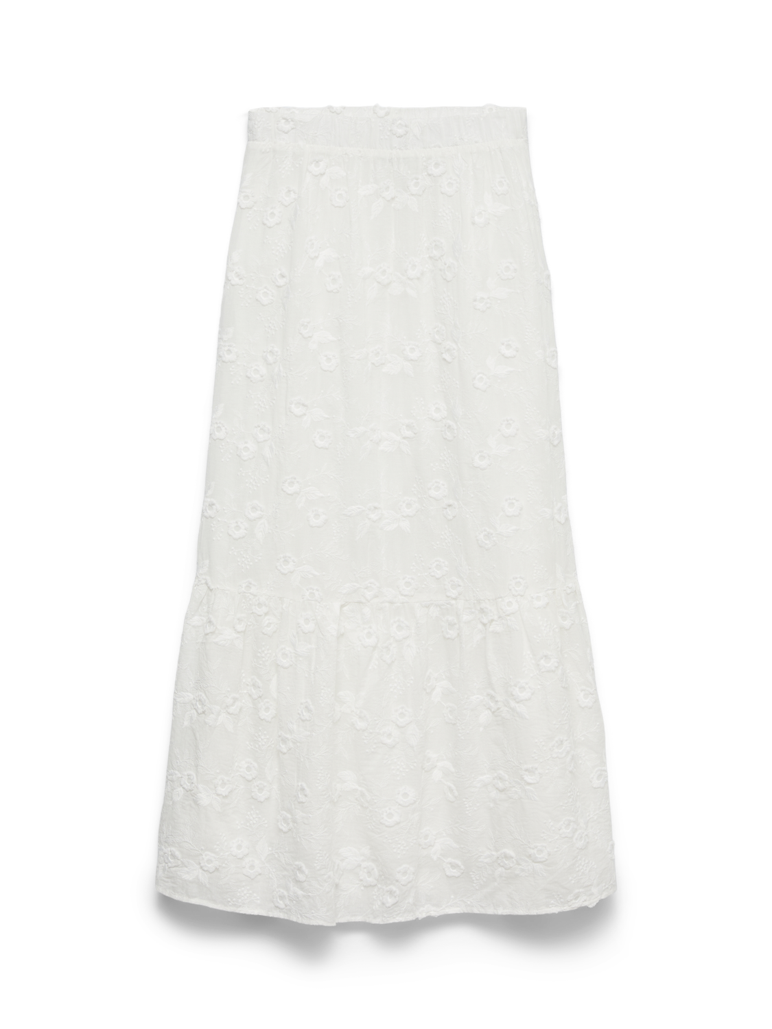 VERO MODA ELISA EMBROIDERY HW MAXI SKIRT