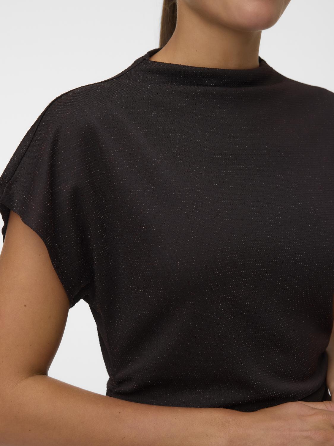 VERO MODA KANVA CAPSLEEVE ROUCHING TOP LX JRS
