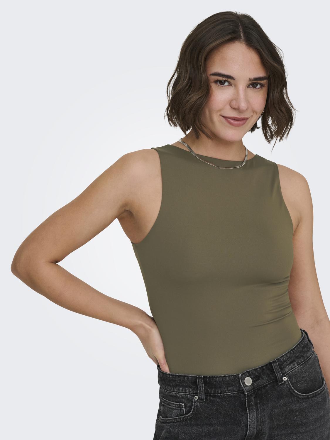 ONLY EA S/L 2-WAYS FIT TOP